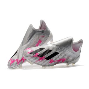 Kopačky Pánské Adidas X 19+ FG – Stříbrný Černá Pink